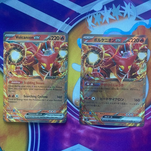 Pokemon Other - Pokemon Journey Together Volcanion EX English & Japanese Versions